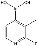 2-Fluoro-3-methylpyridin-4-boronic acid Struktur