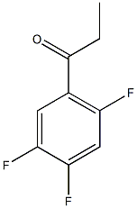 2',4',5'-三氟苯丙酮, 97+%,,结构式