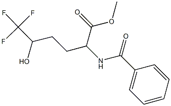  METHYL 2-(BENZOYLAMINO)-6,6,6-TRIFLUORO-5-HYDROXYHEXANOATE