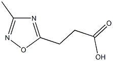 3-(3-METHYL-1,2,4-OXADIAZOL-5-YL)PROPANOIC ACID Structure