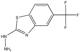 2-HYDRAZINO-5-(TRIFLUOROMETHYL)-1,3-BENZOTHIAZOLE Structure