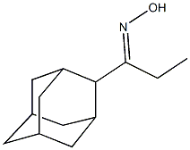 (1E)-1-(2-ADAMANTYL)PROPAN-1-ONE OXIME Structure