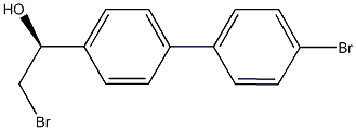 (1S)-2-BROMO-1-(4''-BROMO-1,1''-BIPHENYL-4-YL)ETHANOL Struktur