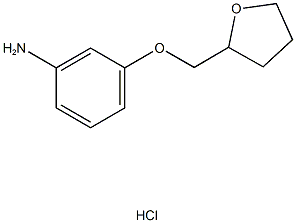 3-(TETRAHYDROFURAN-2-YLMETHOXY)ANILINE HYDROCHLORIDE Structure