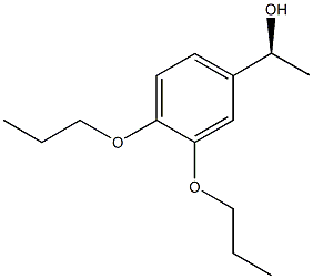 (1S)-1-(3,4-DIPROPOXYPHENYL)ETHANOL Structure