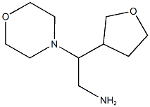 2-MORPHOLIN-4-YL-2-TETRAHYDROFURAN-3-YLETHANAMINE Structure