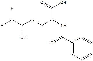 2-(BENZOYLAMINO)-6,6-DIFLUORO-5-HYDROXYHEXANOIC ACID