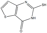 2-MERCAPTOTHIENO[3,2-D]PYRIMIDIN-4(3H)-ONE Structure