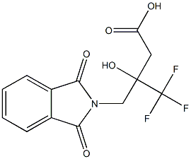 3-[(1,3-DIOXO-1,3-DIHYDRO-2H-ISOINDOL-2-YL)METHYL]-4,4,4-TRIFLUORO-3-HYDROXYBUTANOIC ACID Structure