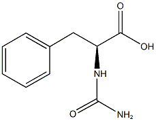 (2S)-2-[(aminocarbonyl)amino]-3-phenylpropanoic acid Structure