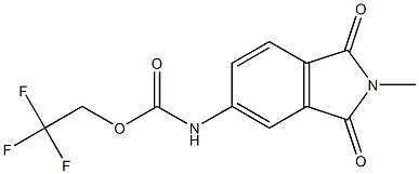 2,2,2-trifluoroethyl 2-methyl-1,3-dioxo-2,3-dihydro-1H-isoindol-5-ylcarbamate
