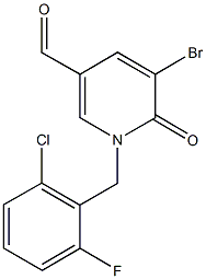 5-bromo-1-(2-chloro-6-fluorobenzyl)-6-oxo-1,6-dihydro-3-pyridinecarbaldehyde