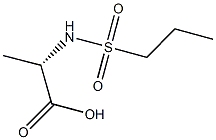 (2S)-2-[(propylsulfonyl)amino]propanoic acid