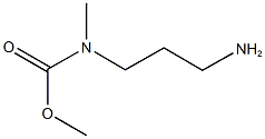 methyl 3-aminopropyl(methyl)carbamate Struktur
