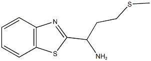 1-(1,3-benzothiazol-2-yl)-3-(methylsulfanyl)propan-1-amine