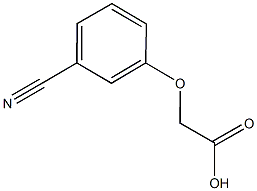 2-(3-cyanophenoxy)acetic acid Structure