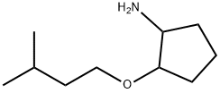 2-(3-methylbutoxy)cyclopentan-1-amine 结构式
