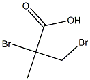 2,3-dibromo-2-methylpropanoic acid Struktur