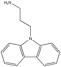 9H-カルバゾール-9-プロパン-1-アミン 化学構造式