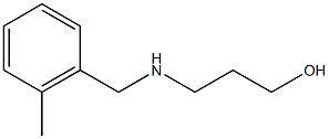 3-{[(2-methylphenyl)methyl]amino}propan-1-ol