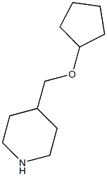 4-[(cyclopentyloxy)methyl]piperidine