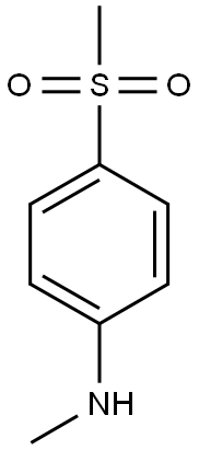 4-methanesulfonyl-N-methylaniline 结构式