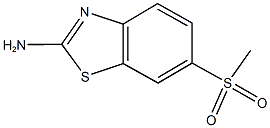 6-methanesulfonyl-1,3-benzothiazol-2-amine Structure