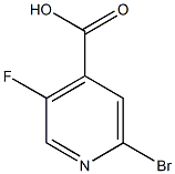 2-Bromo-5-fluoropyridine-4-carboxylic acid Structure