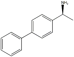 (1S)-1-(1,1''-BIPHENYL-4-YL)ETHANAMINE Structure