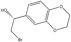 (1R)-2-BROMO-1-(2,3-DIHYDRO-1,4-BENZODIOXIN-6-YL)ETHANOL Struktur