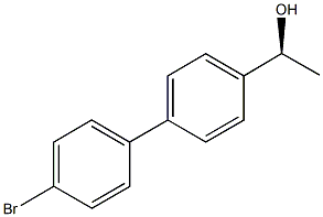 (1S)-1-(4''-BROMO-1,1''-BIPHENYL-4-YL)ETHANOL Structure