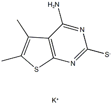 potassium 4-amino-5,6-dimethylthieno[2,3-d]pyrimidine-2-thiolate