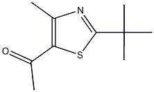 1-(2-tert-butyl-4-methyl-1,3-thiazol-5-yl)ethanone Struktur