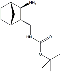 tert-butyl [(1R,2S,3R,4S)-3-aminobicyclo[2.2.1]hept-2-yl]methylcarbamate 结构式