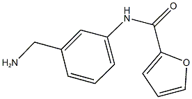 N-[3-(aminomethyl)phenyl]-2-furamide Struktur