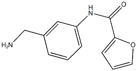N-[3-(aminomethyl)phenyl]-2-furamide Structure