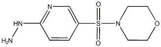 4-[(6-hydrazinopyridin-3-yl)sulfonyl]morpholine Structure