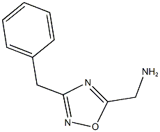(3-benzyl-1,2,4-oxadiazol-5-yl)methanamine,,结构式