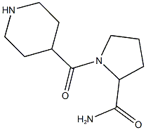 1-(piperidin-4-ylcarbonyl)pyrrolidine-2-carboxamide
