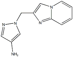 1-{imidazo[1,2-a]pyridin-2-ylmethyl}-1H-pyrazol-4-amine Struktur