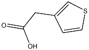 2-(thiophen-3-yl)acetic acid,,结构式