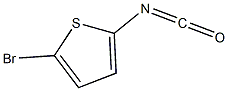 2-bromo-5-isocyanatothiophene, 76537-03-6, 结构式