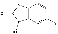 5-fluoro-3-hydroxy-2,3-dihydro-1H-indol-2-one Structure