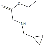 ethyl 2-[(cyclopropylmethyl)amino]acetate Structure