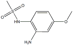 N-(2-AMINO-4-METHOXYPHENYL)METHANESULFONAMIDE, , 结构式