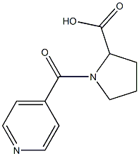 1-Isonicotinoylproline Structure