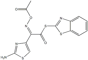 头孢地尼活性新酯(CAEM),104797-47-9,结构式