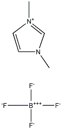 1,3-dimethylimidazolium tetrafluoroborate Struktur