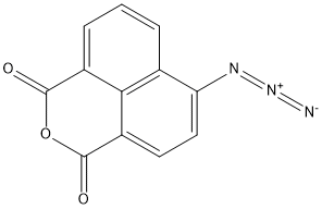 4-AZIDO-1,8-NAPHTHALIC ANHYDRIDE, 1262149-88-1, 结构式