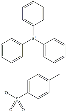 Triphenylsulfonium p-toluenesulfonate Structure